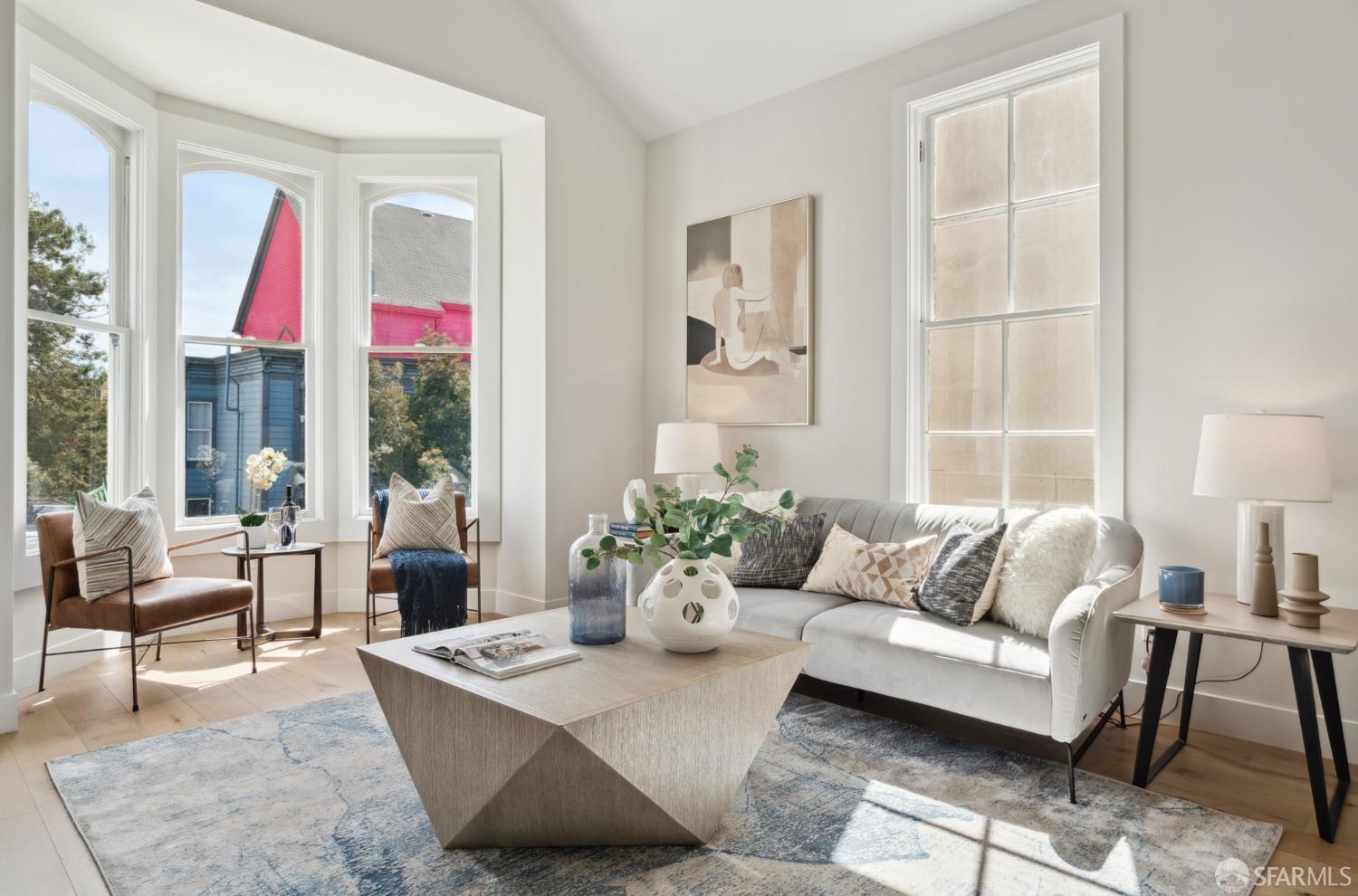 674 Capp Street San Francisco, CA 94110 - Photo 6 of 41 a living room with furniture and a potted plant