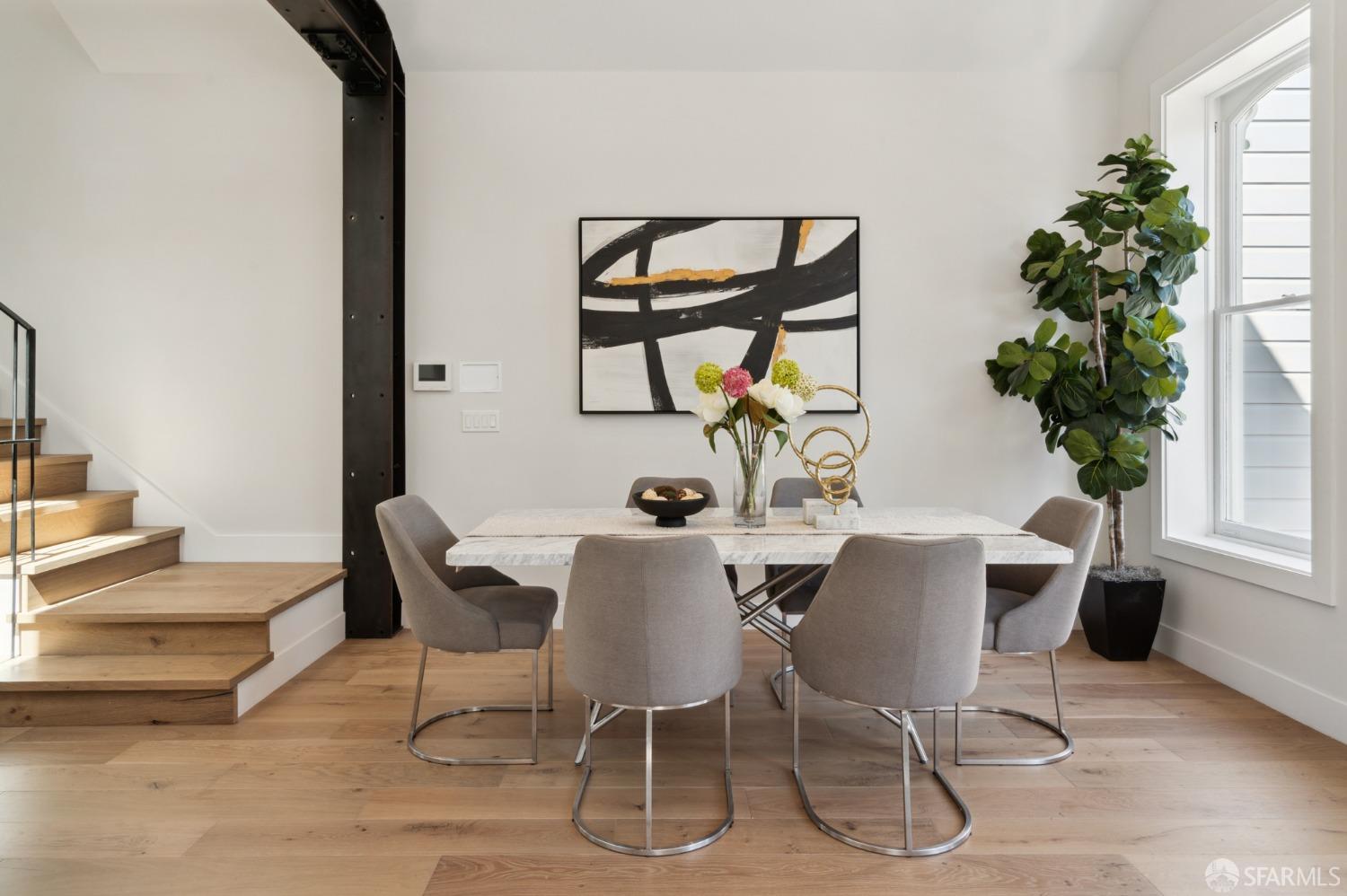 674 Capp Street San Francisco, CA 94110 - Photo 9 of 41 a view of a dining room with furniture and window