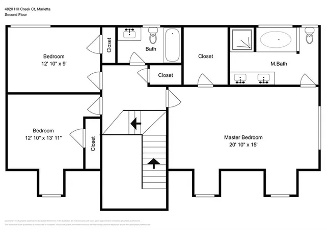 a picture of a floor plan