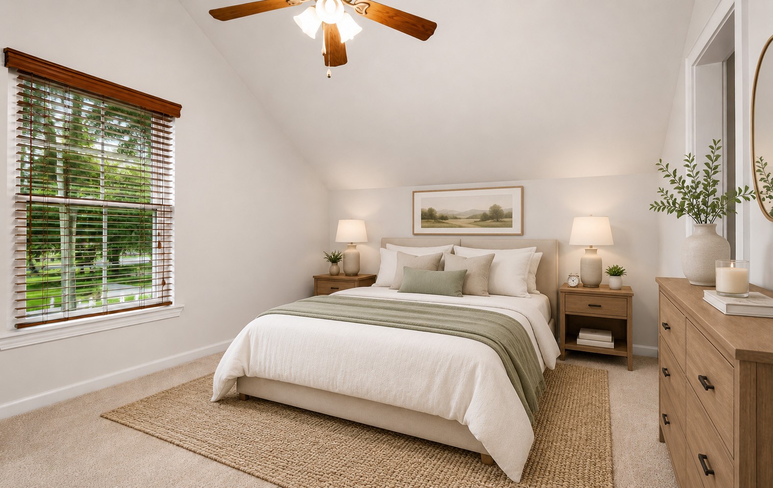 312 Springwood Drive Conroe, TX 77385 - Photo 37 of 50 Virtually staged second upstairs bedroom showcases how spacious the room is.