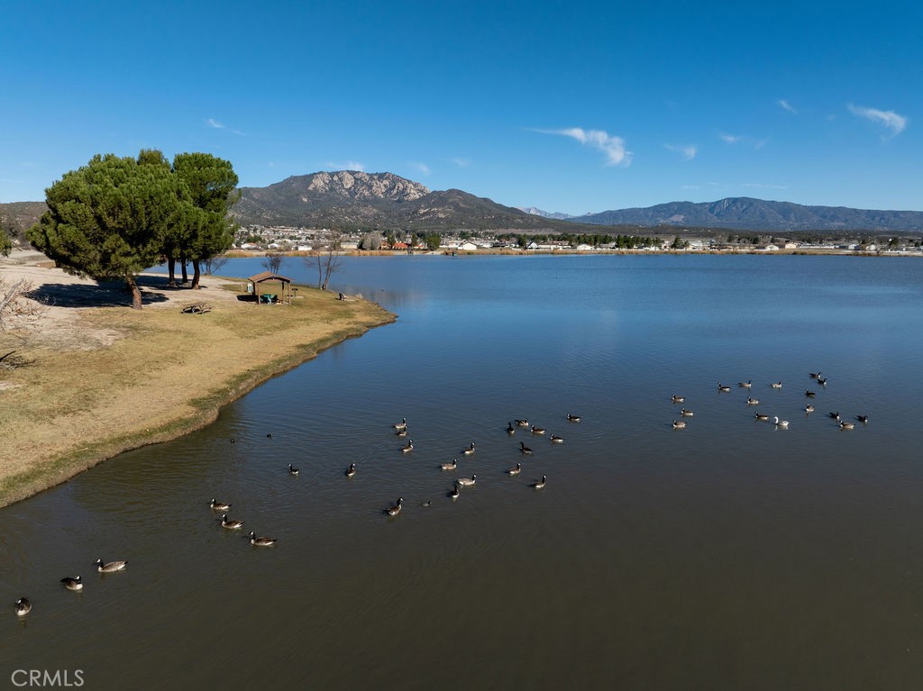 48565 Forest Springs Road Aguanga, CA 92536 - Photo 19 of 24 a view of a lake with a mountain in the background
