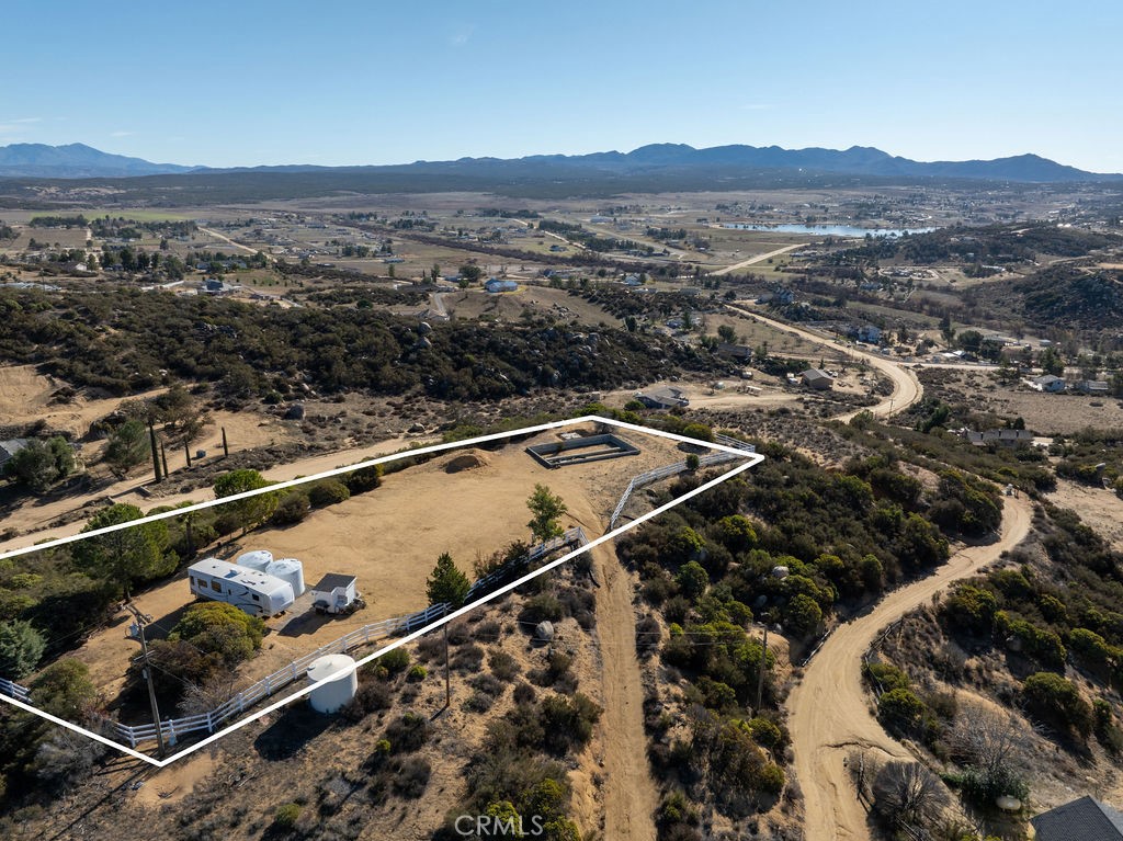 48565 Forest Springs Road Aguanga, CA 92536 - Photo 5 of 24 an aerial view of residential house with parking space