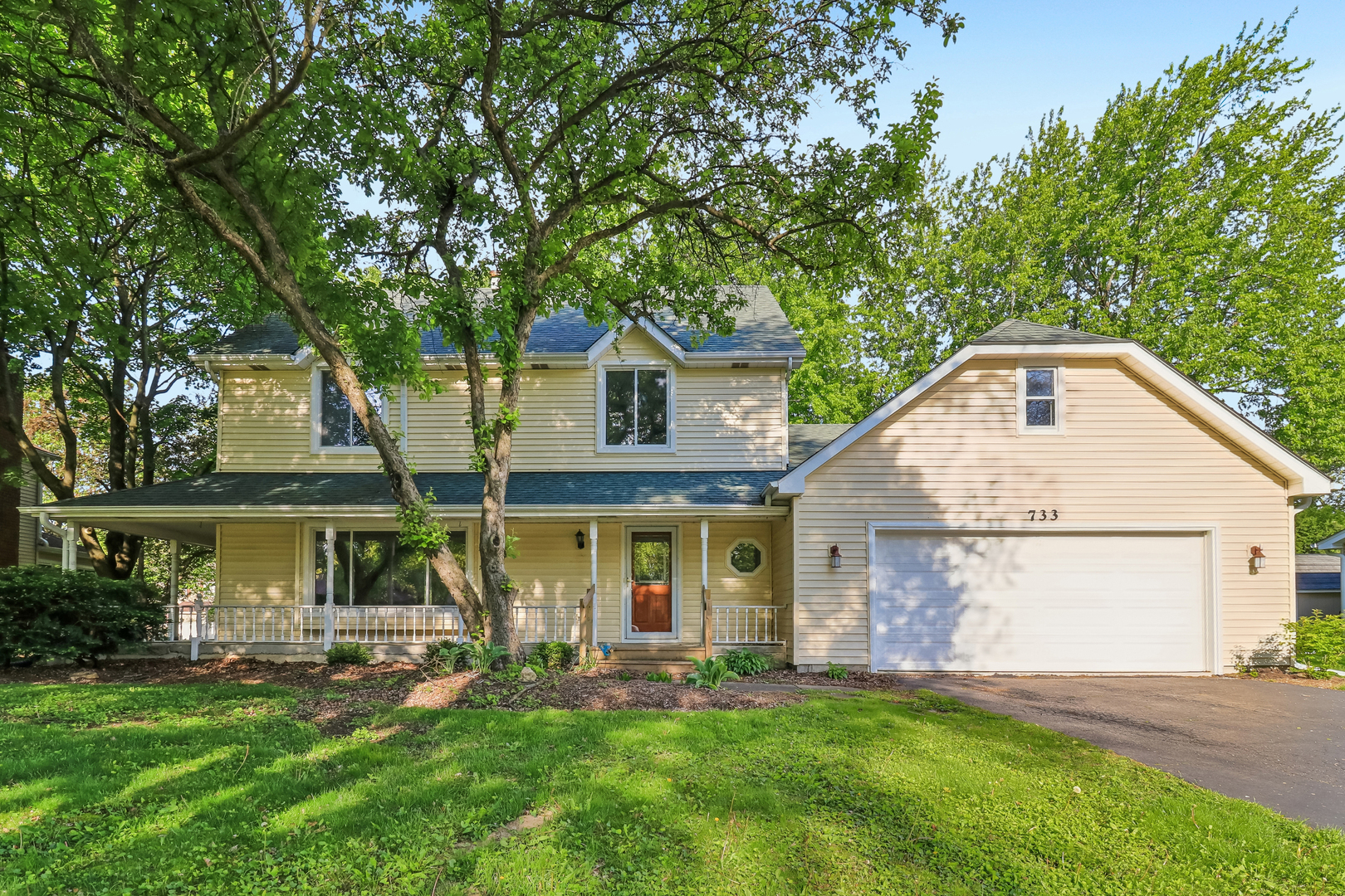 733 Buttonwood Circle Naperville, IL 60540 - Photo 1 of 39 front view of a house with a yard
