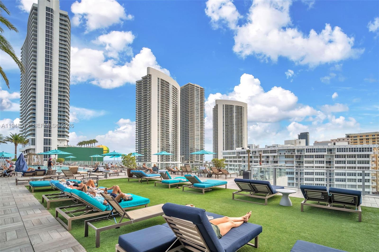 4010 South Ocean Drive, Unit R701 Hollywood, FL 33019 - Photo 41 of 46 a view of a city with furniture