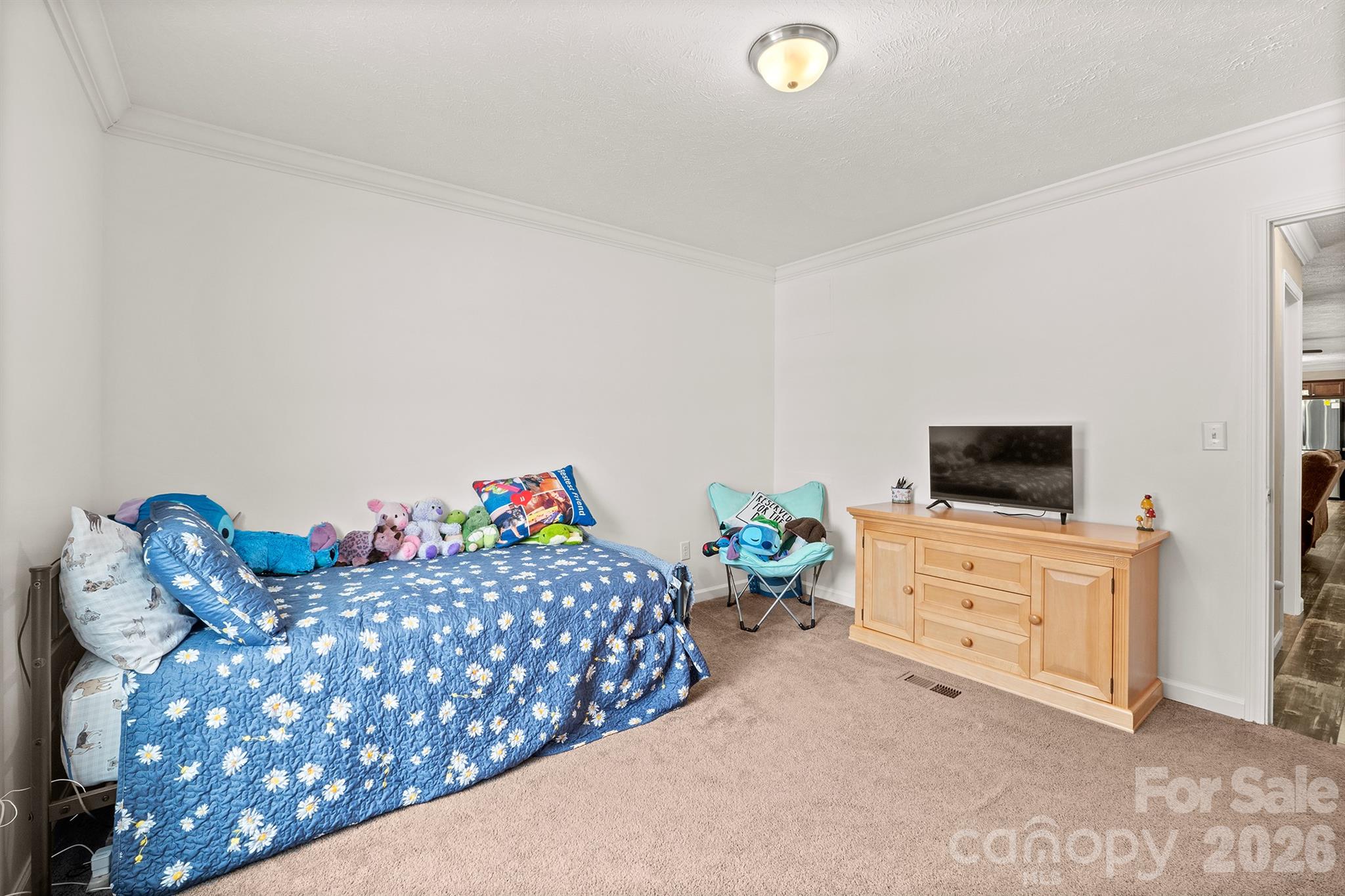119 Marietta Road Mooresville, NC 28117 - Photo 28 of 38 a bedroom with furniture and a flat screen tv