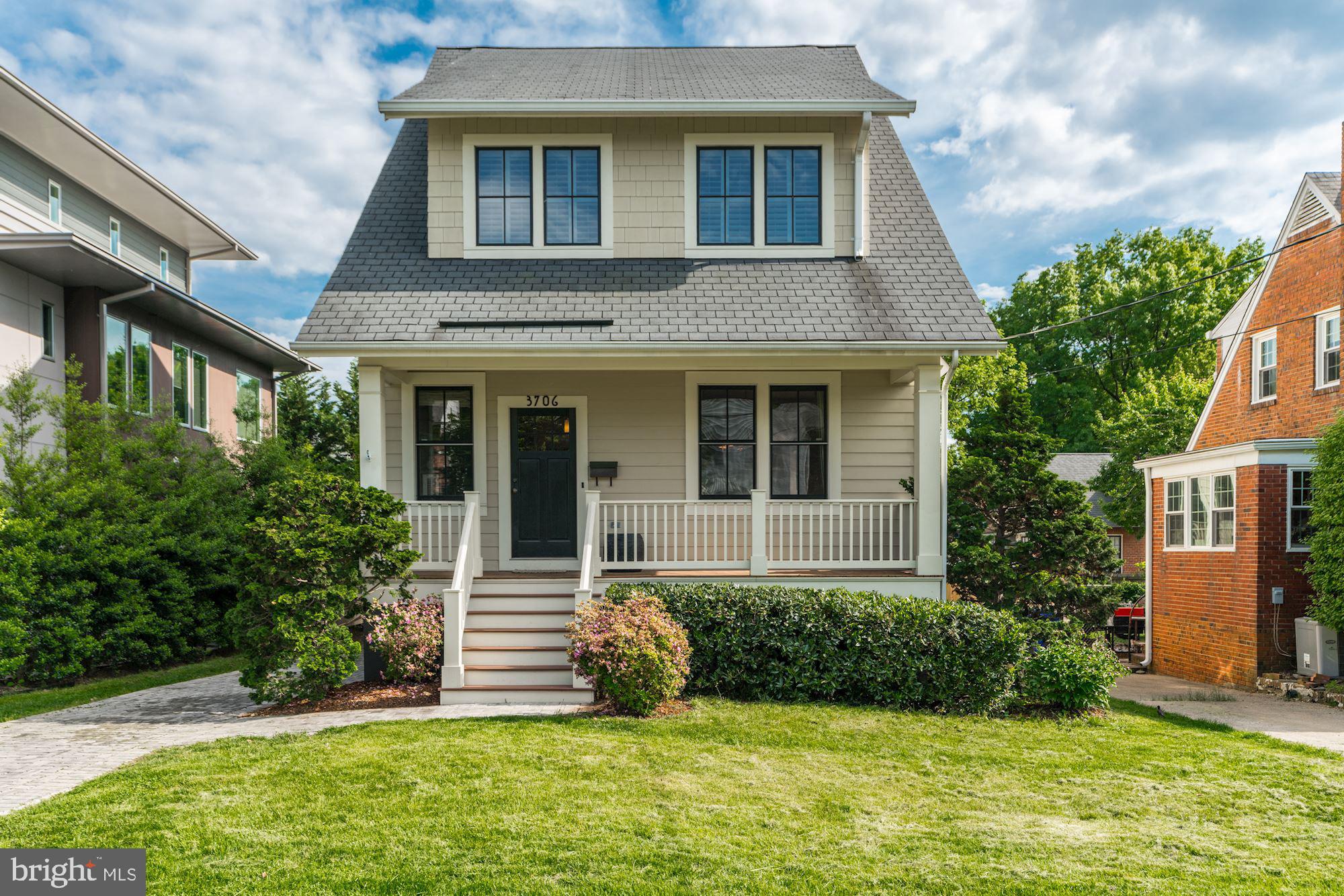 3706 6th Road North Arlington, VA 22203 - Photo 2 of 36 Lush front lawn with sprinkler system