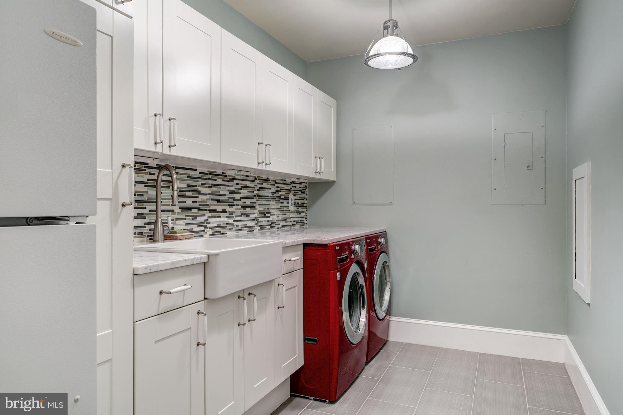 3706 6th Road North Arlington, VA 22203 - Photo 35 of 36 Large laundry room with add'l refrigerator