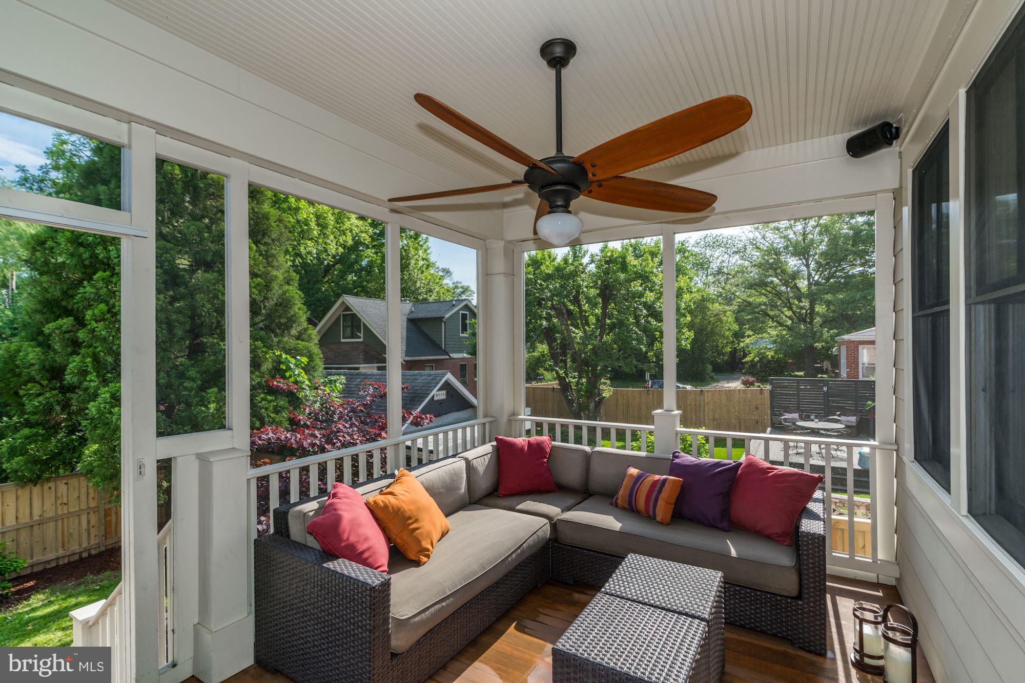 3706 6th Road North Arlington, VA 22203 - Photo 9 of 36 Screened porch perfect for outdoor living