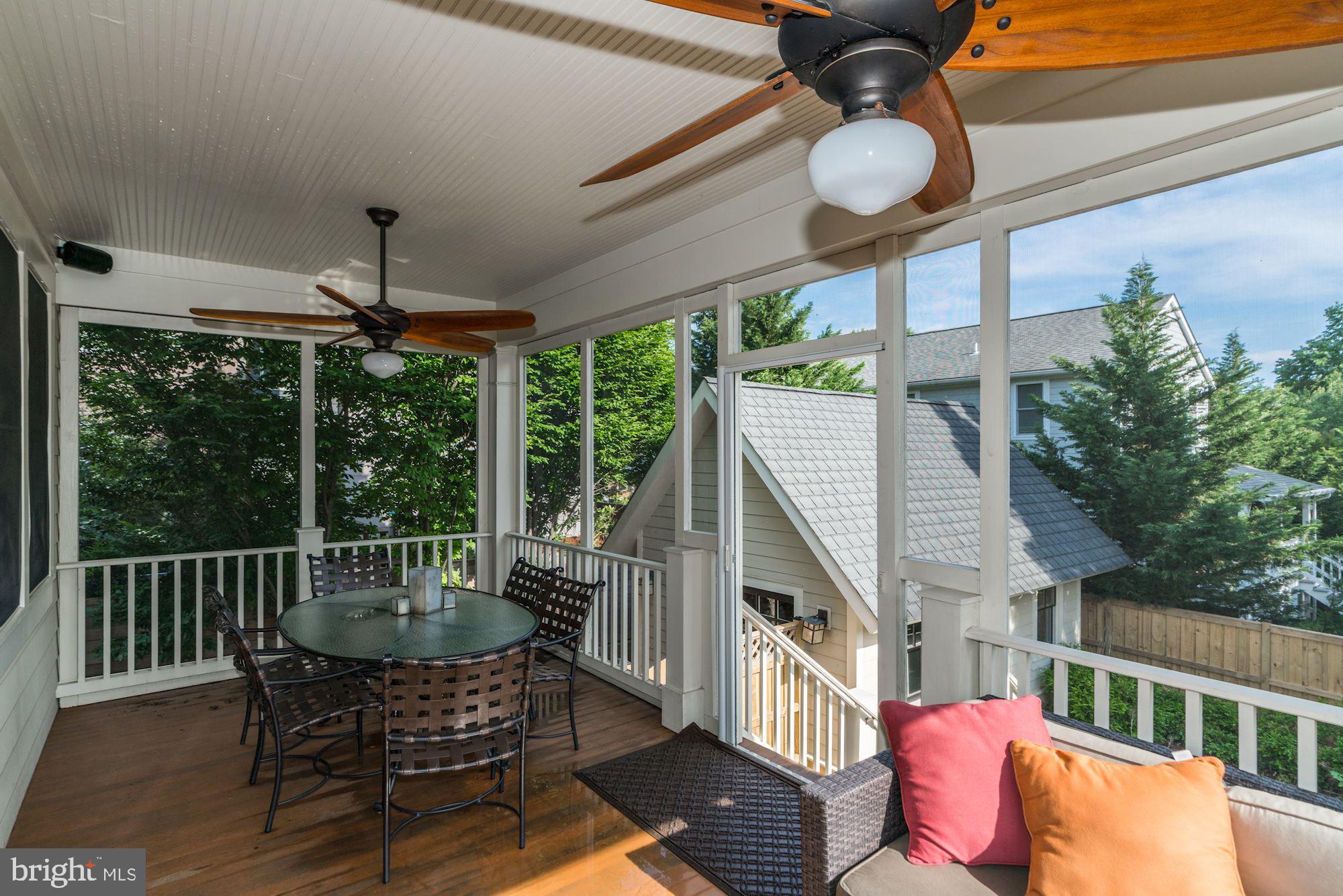 3706 6th Road North Arlington, VA 22203 - Photo 10 of 36 Large screened porch perfect for entertaining