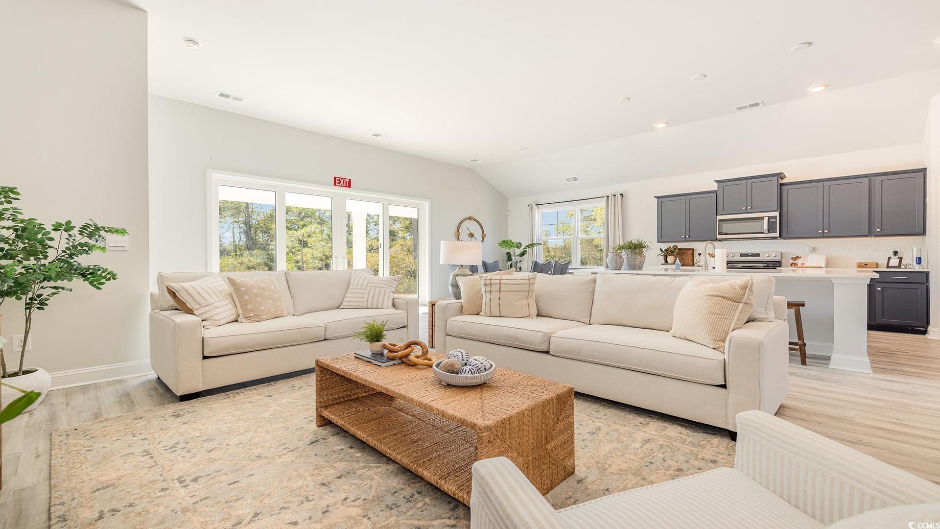 526 Haven View Way Murrells Inlet, SC 29576 - Photo 6 of 31 Living room featuring light hardwood / wood-style
