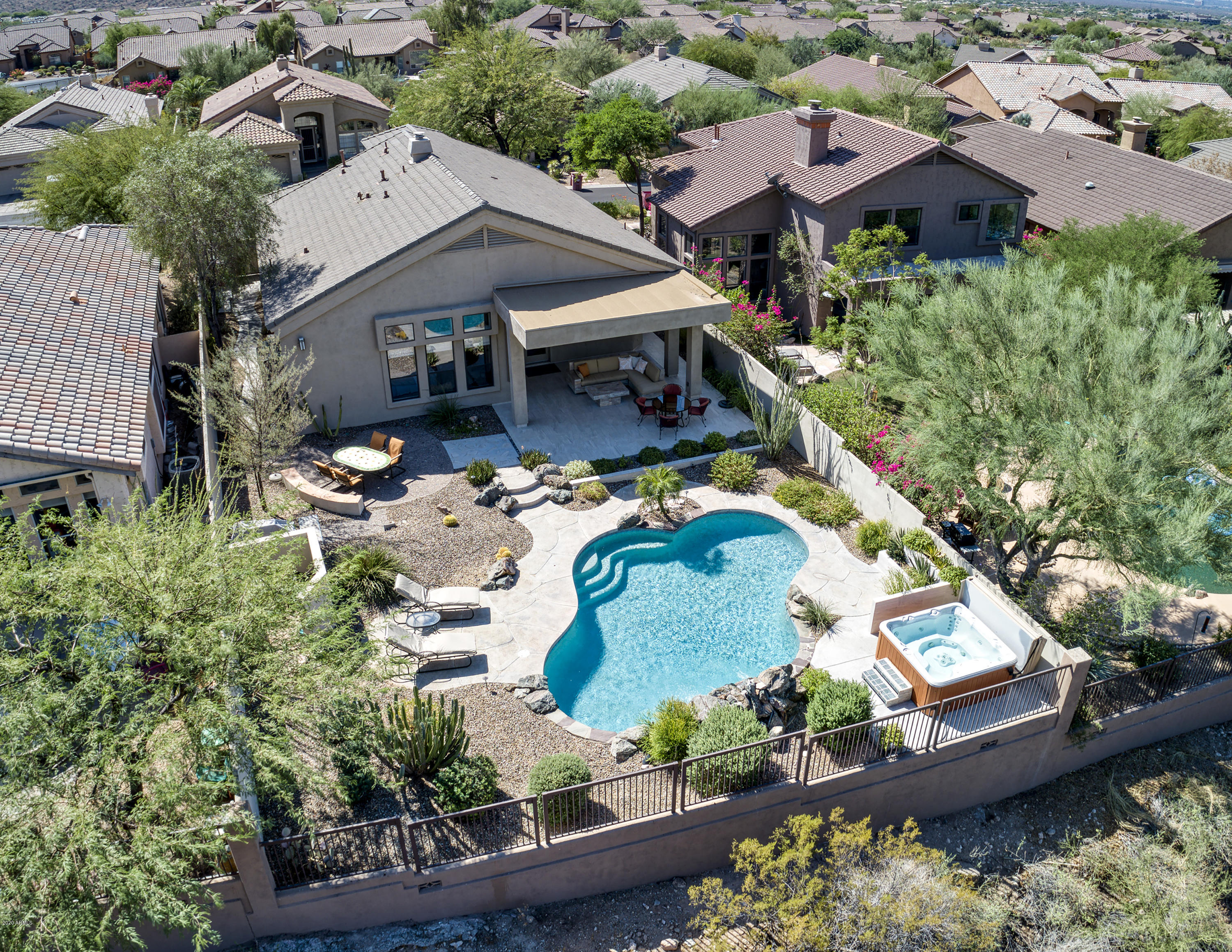 13964 East Geronimo Road Scottsdale, AZ 85259 - Photo 18 of 66 Aerial Perfect Backyard