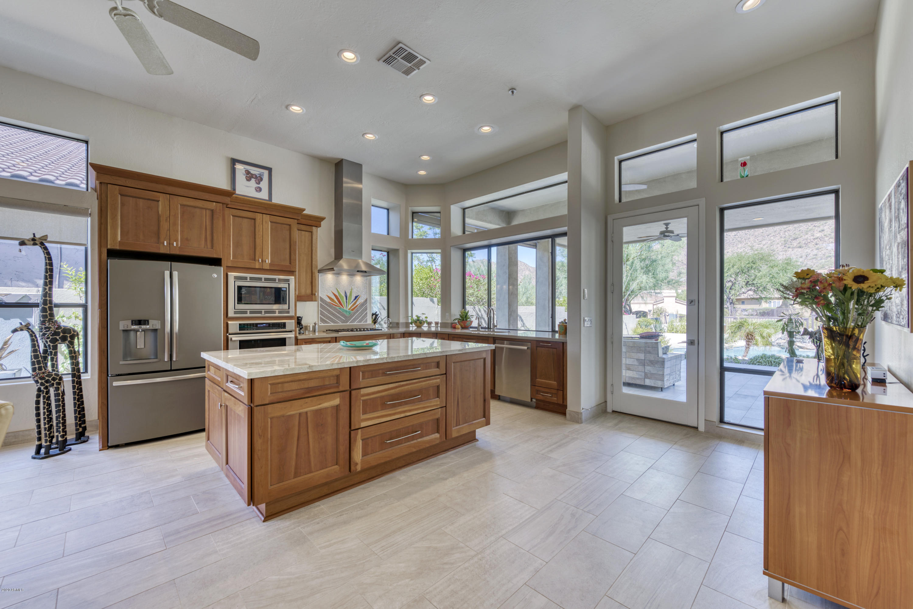 13964 East Geronimo Road Scottsdale, AZ 85259 - Photo 32 of 66 Kitchen ~ Patio