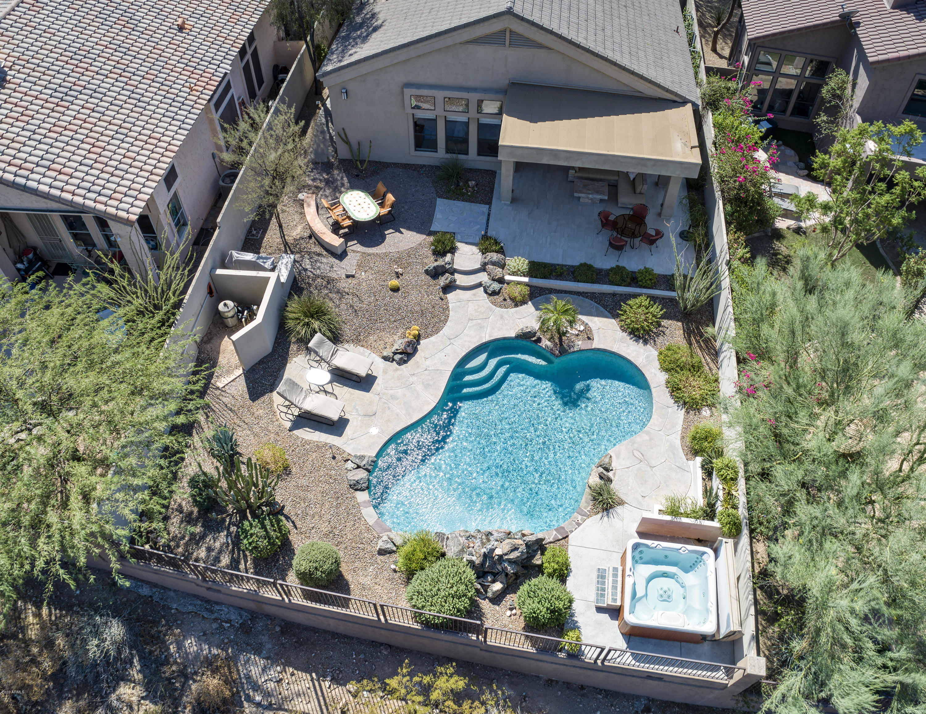 13964 East Geronimo Road Scottsdale, AZ 85259 - Photo 4 of 66 Aerial Backyard