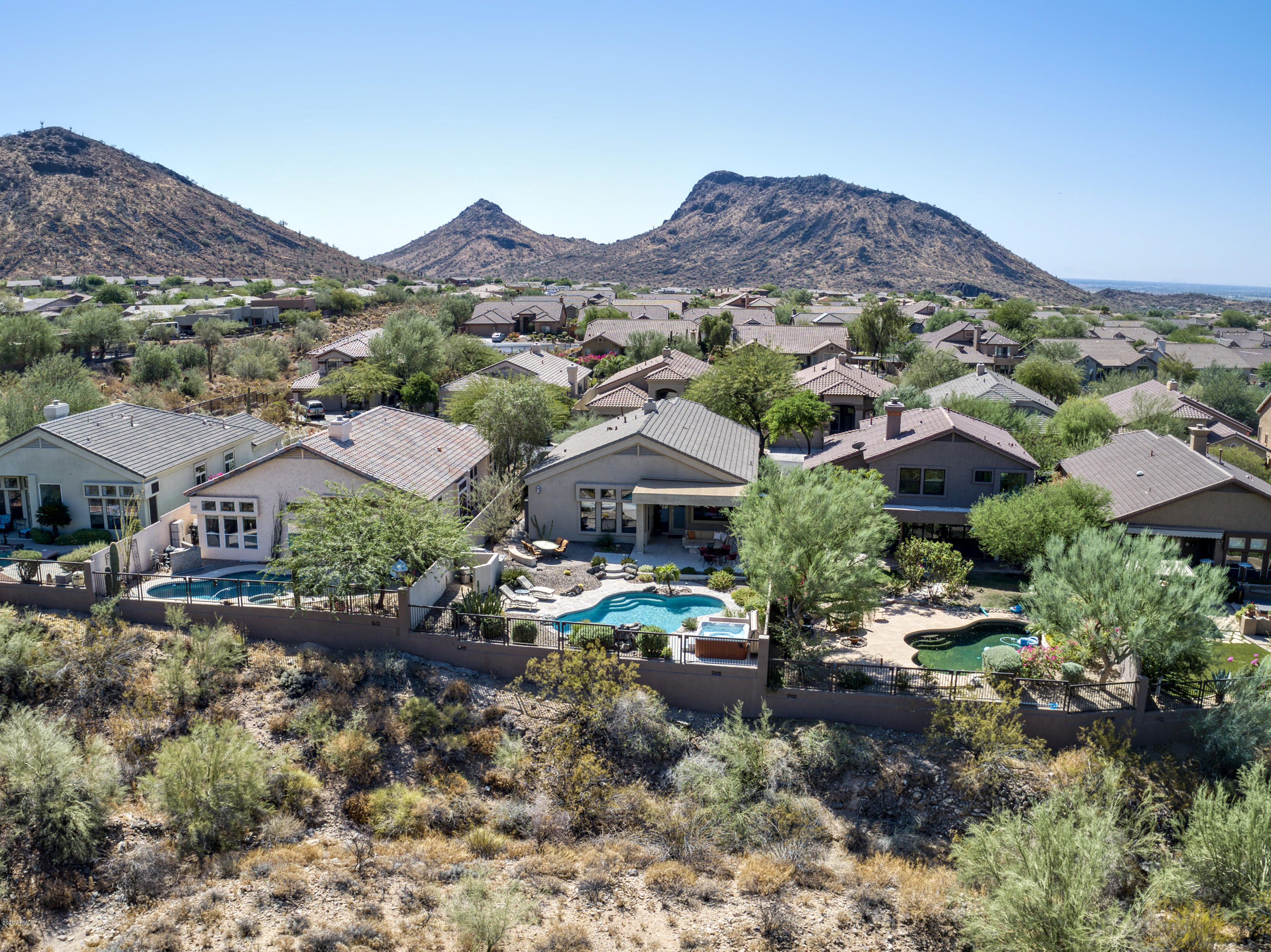 13964 East Geronimo Road Scottsdale, AZ 85259 - Photo 61 of 66 Aerial Exterior View 2
