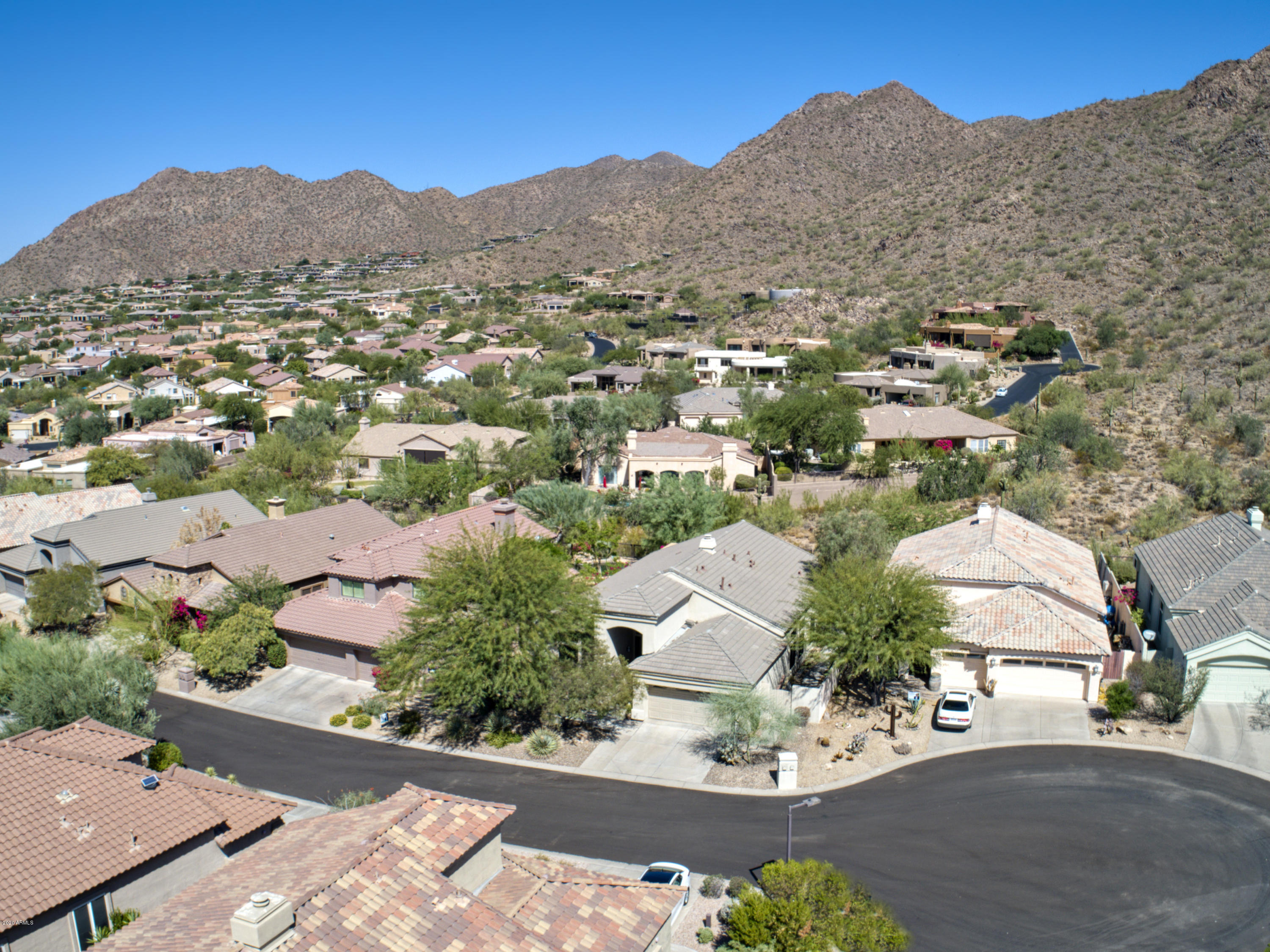 13964 East Geronimo Road Scottsdale, AZ 85259 - Photo 63 of 66 Aerial Front Side View