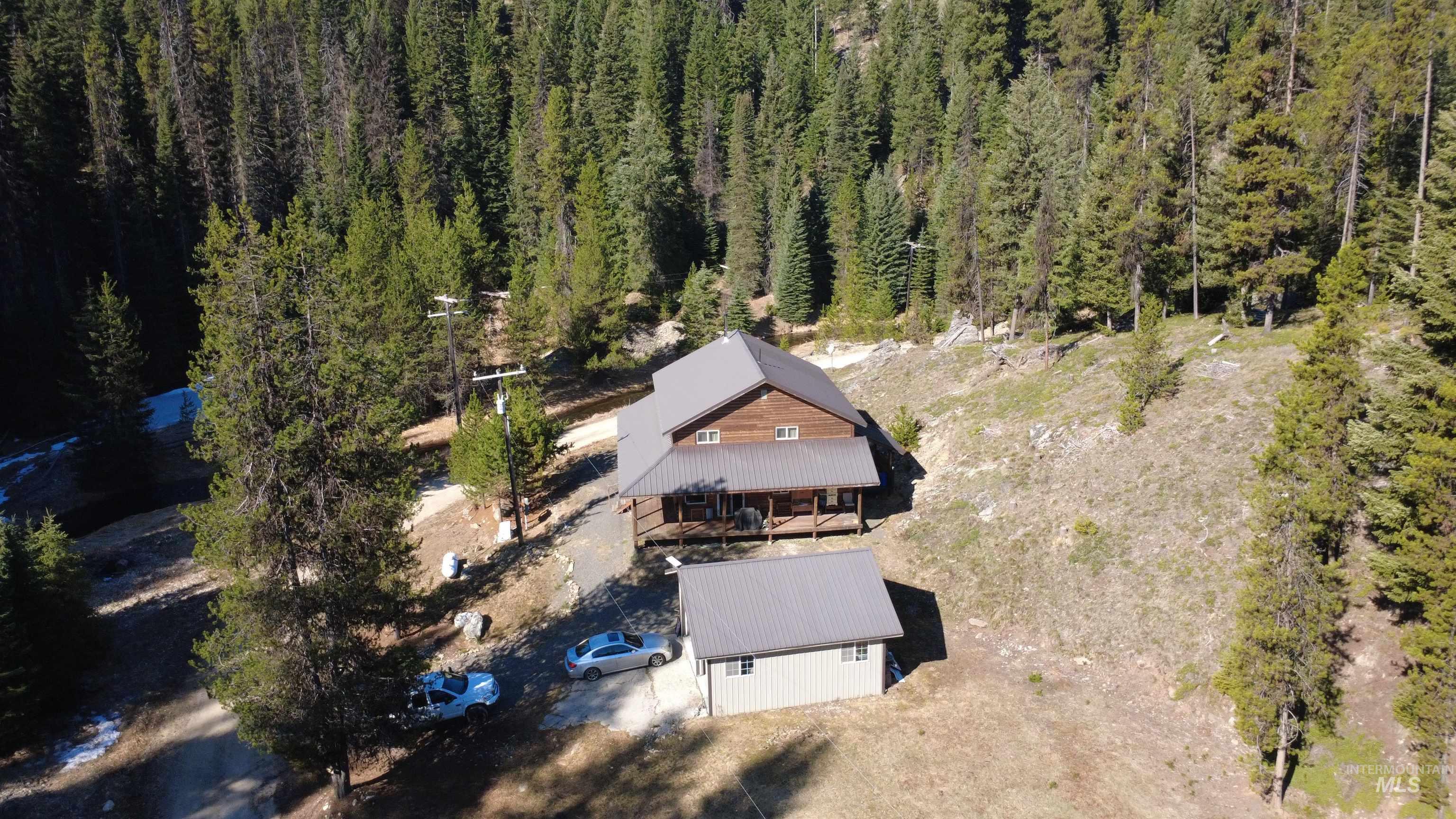 4250 American River Road Elk City, ID 83525 - Photo 29 of 46 Aerial view of property and surrounding area