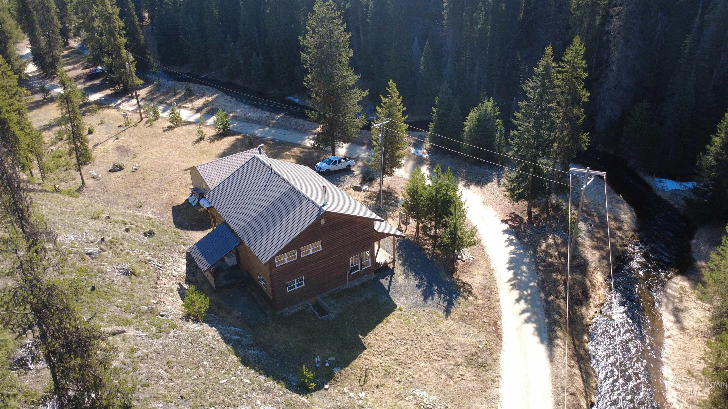 4250 American River Road Elk City, ID 83525 - Photo 32 of 46 View from above of property