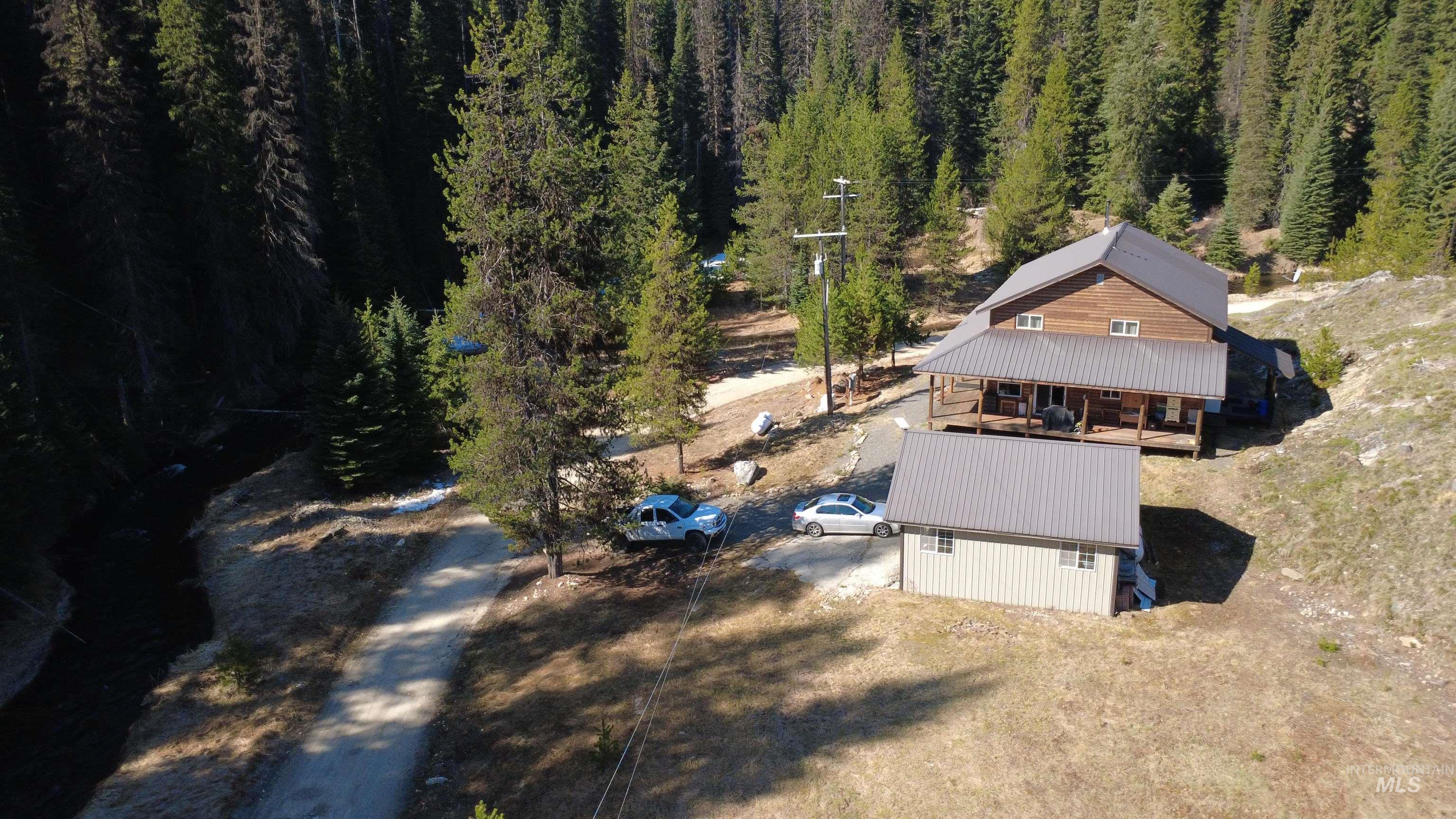 4250 American River Road Elk City, ID 83525 - Photo 39 of 46 Aerial view of property and surrounding area