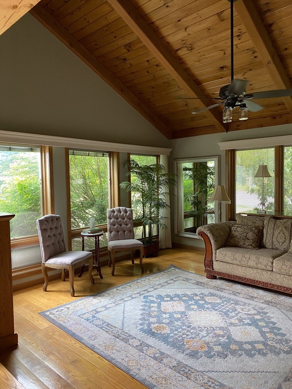 151 Smead Hill Road Greenfield, MA 01301 - Photo 2 of 24 a living room with furniture and a large window