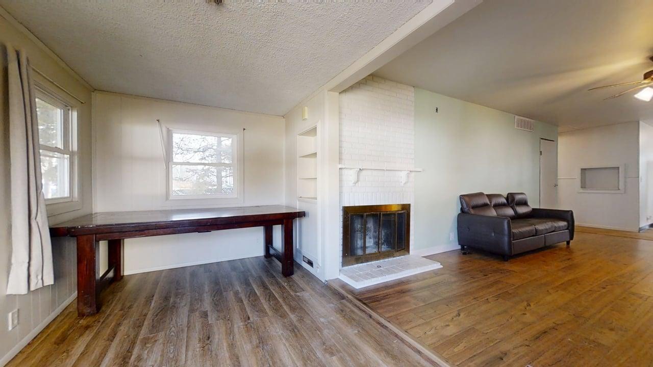 915 Morgan Street Normal, IL 61761 - Photo 6 of 43 a living room with furniture and a fireplace