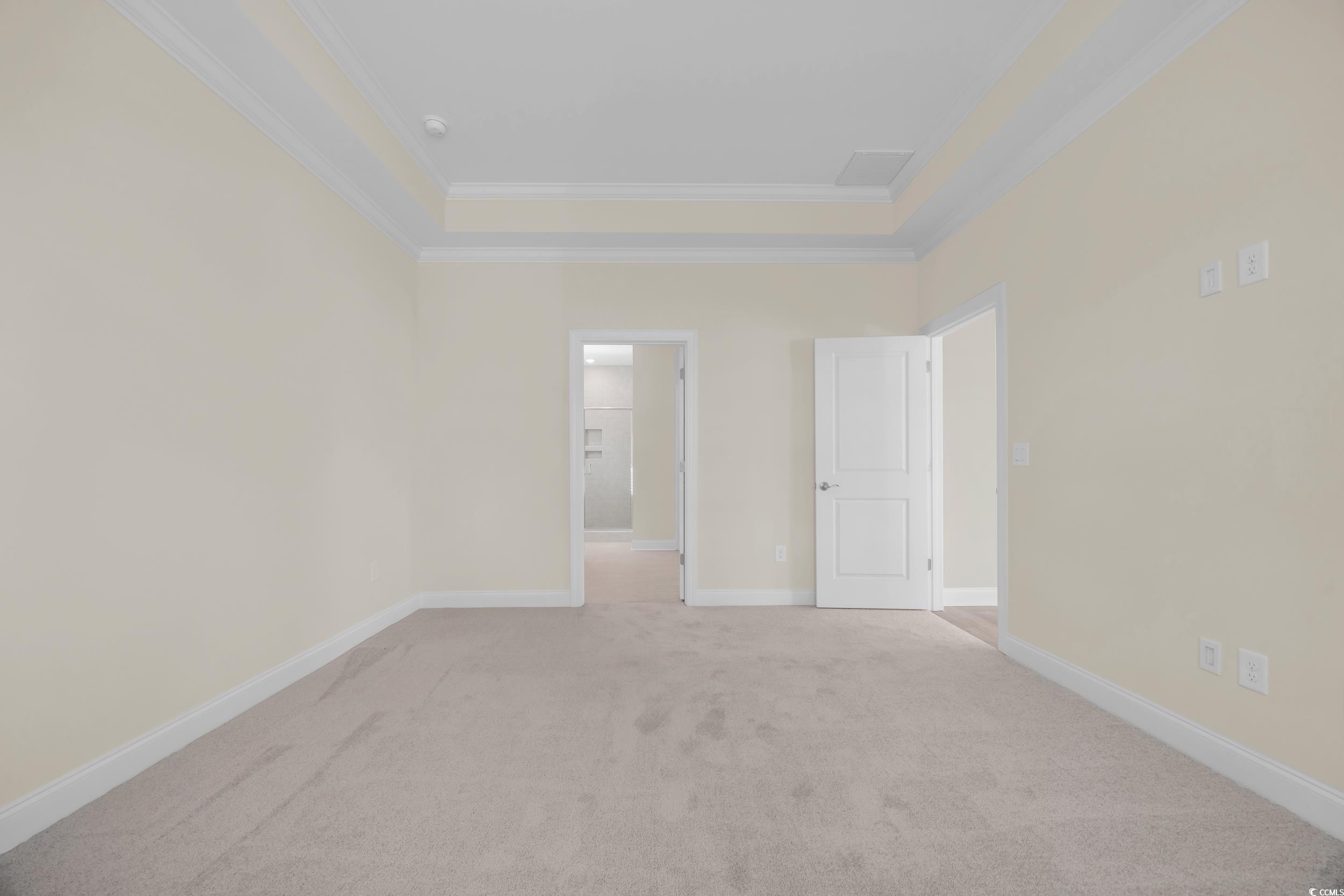 546 Beckham Court Murrells Inlet, SC 29576 - Photo 20 of 34 Unfurnished bedroom with crown molding and light c