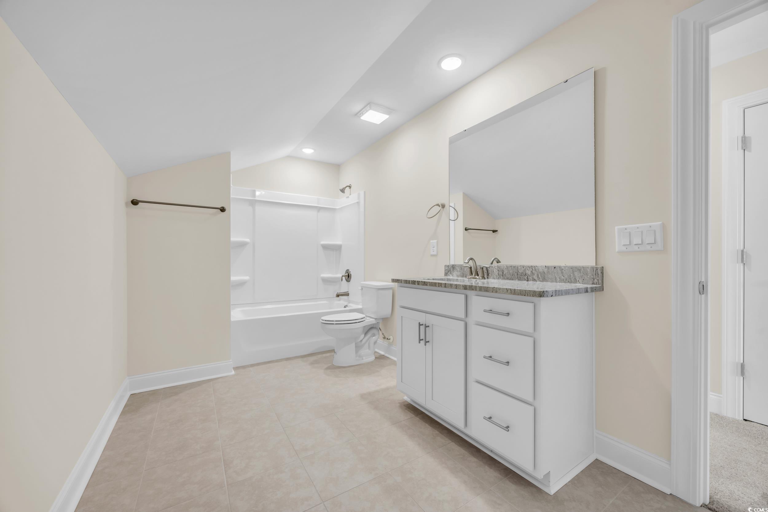 546 Beckham Court Murrells Inlet, SC 29576 - Photo 24 of 34 Full bathroom with shower / tub combination, tile