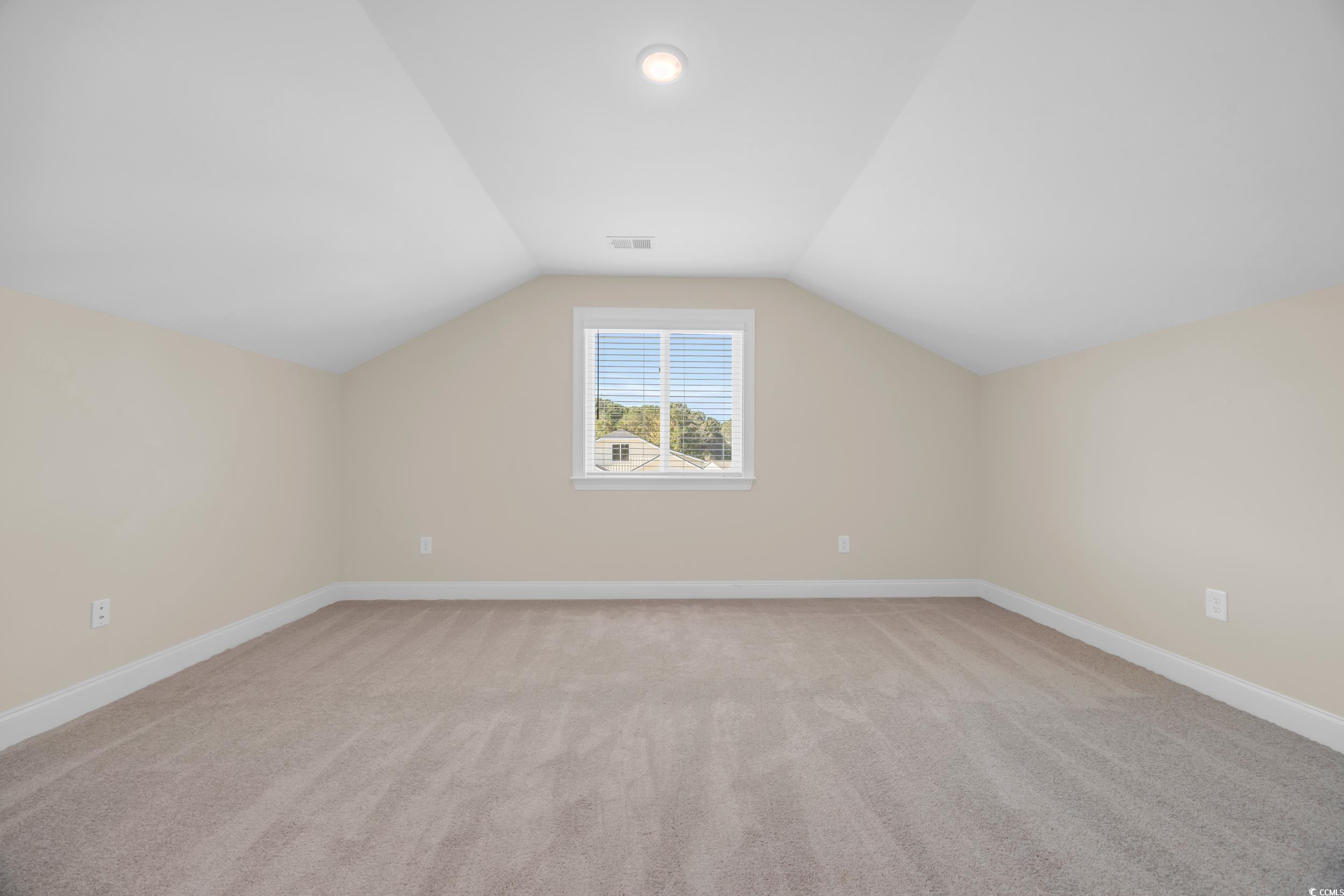 546 Beckham Court Murrells Inlet, SC 29576 - Photo 25 of 34 Additional living space with lofted ceiling and li