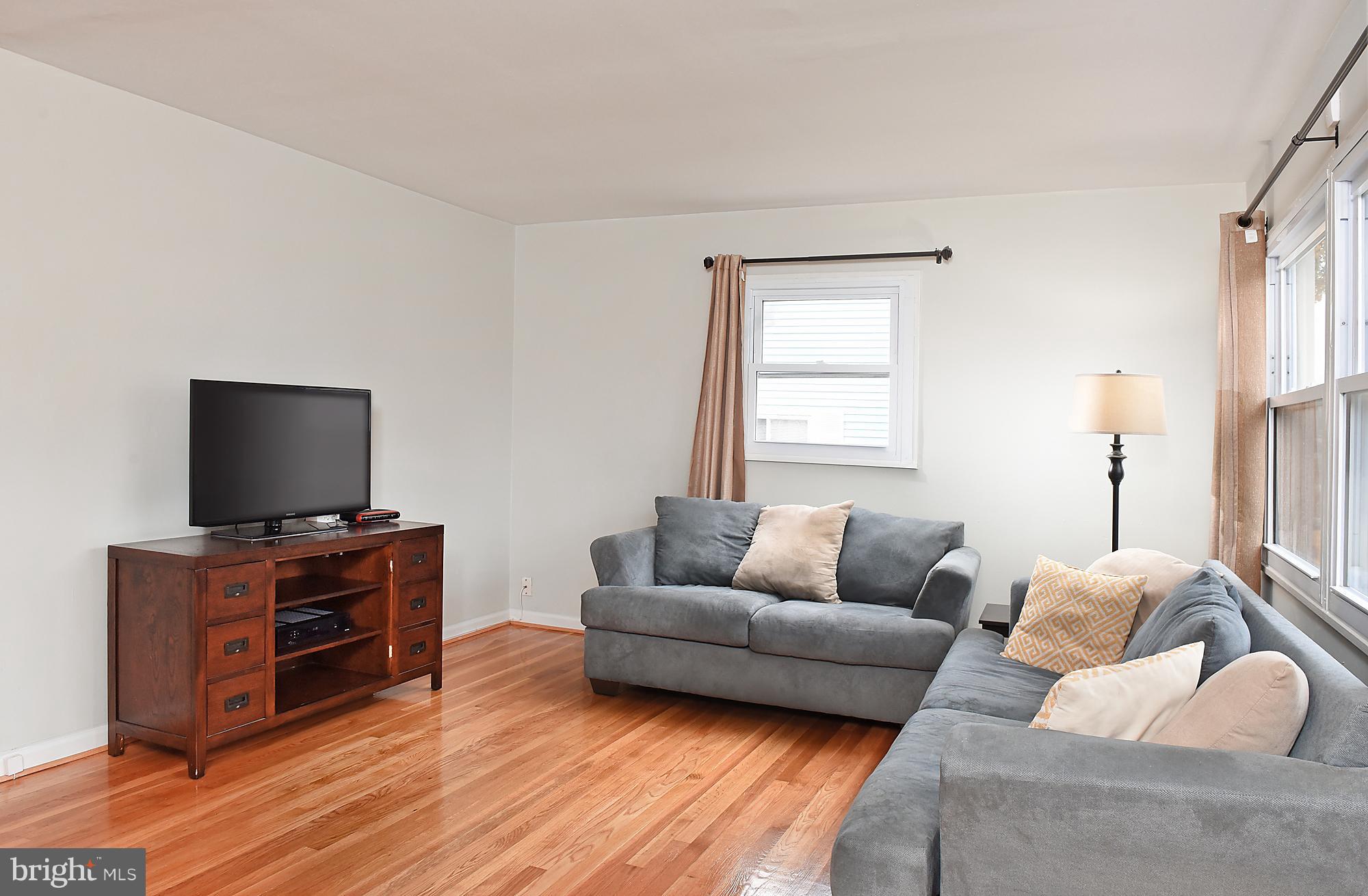 And gorgeous hardwood floors throughout.