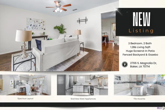 $190,000 | 2706 South Magnolia Drive, Baker, LA 70714