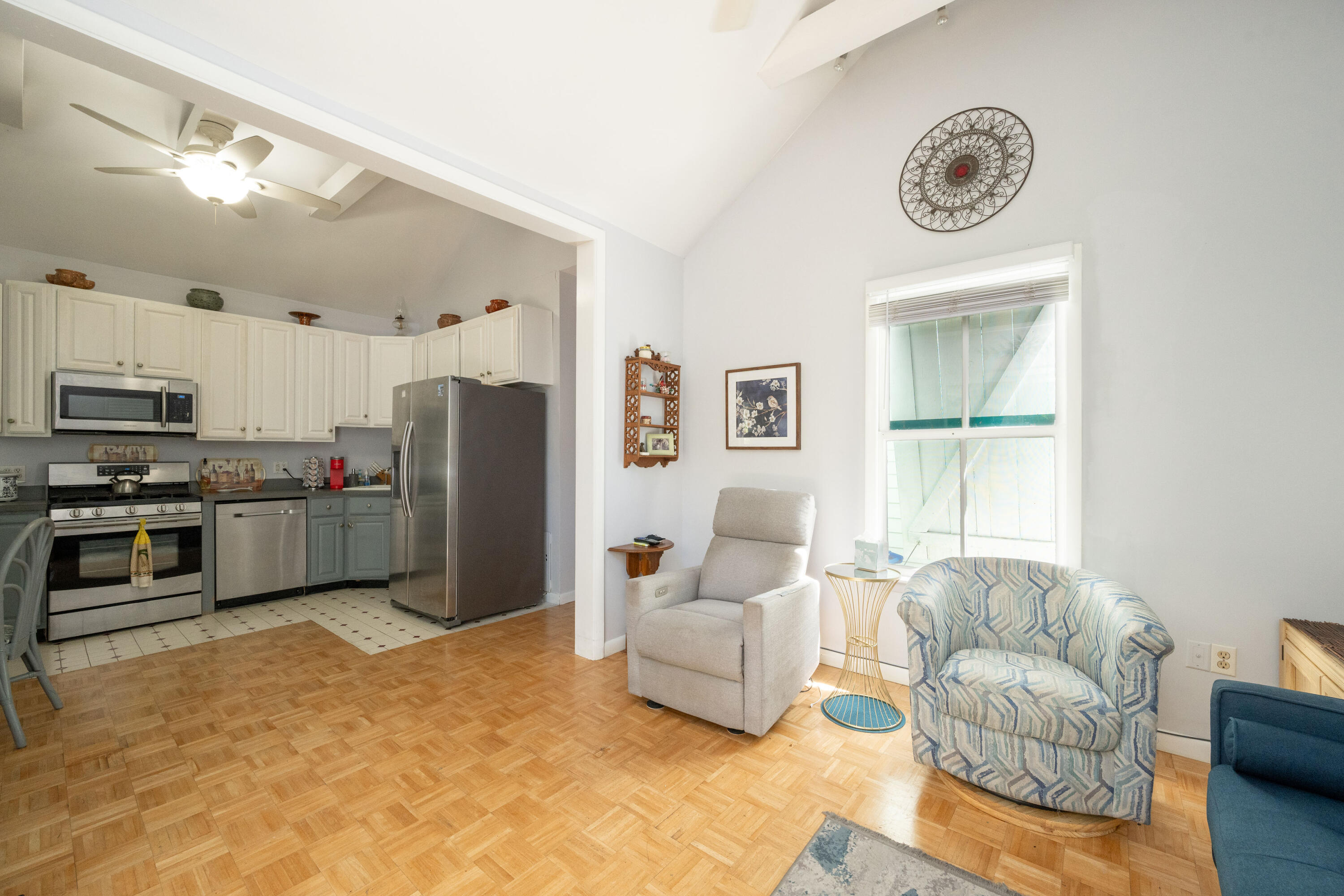 530 White Street Key West, FL 33040 - Photo 12 of 69 a living room with stainless steel appliances furniture and a window
