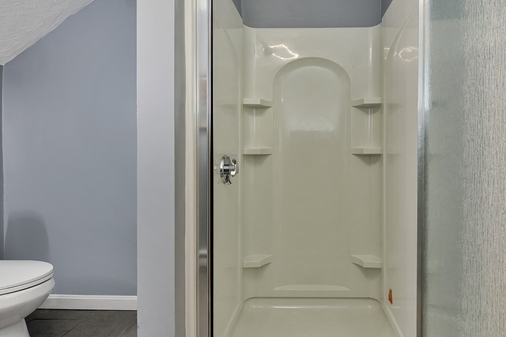 47 Moore Street Lowell, MA 01852 - Photo 34 of 36 a bathroom with a shower and a toilet