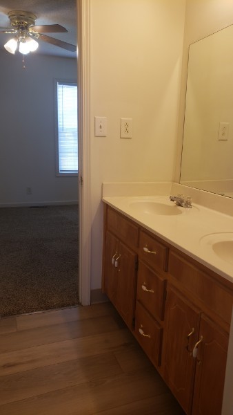 235 State Line Road Oak Grove, KY 42262 - Photo 16 of 18 a bathroom with a sink and a mirror
