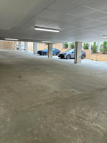a view of a car garage