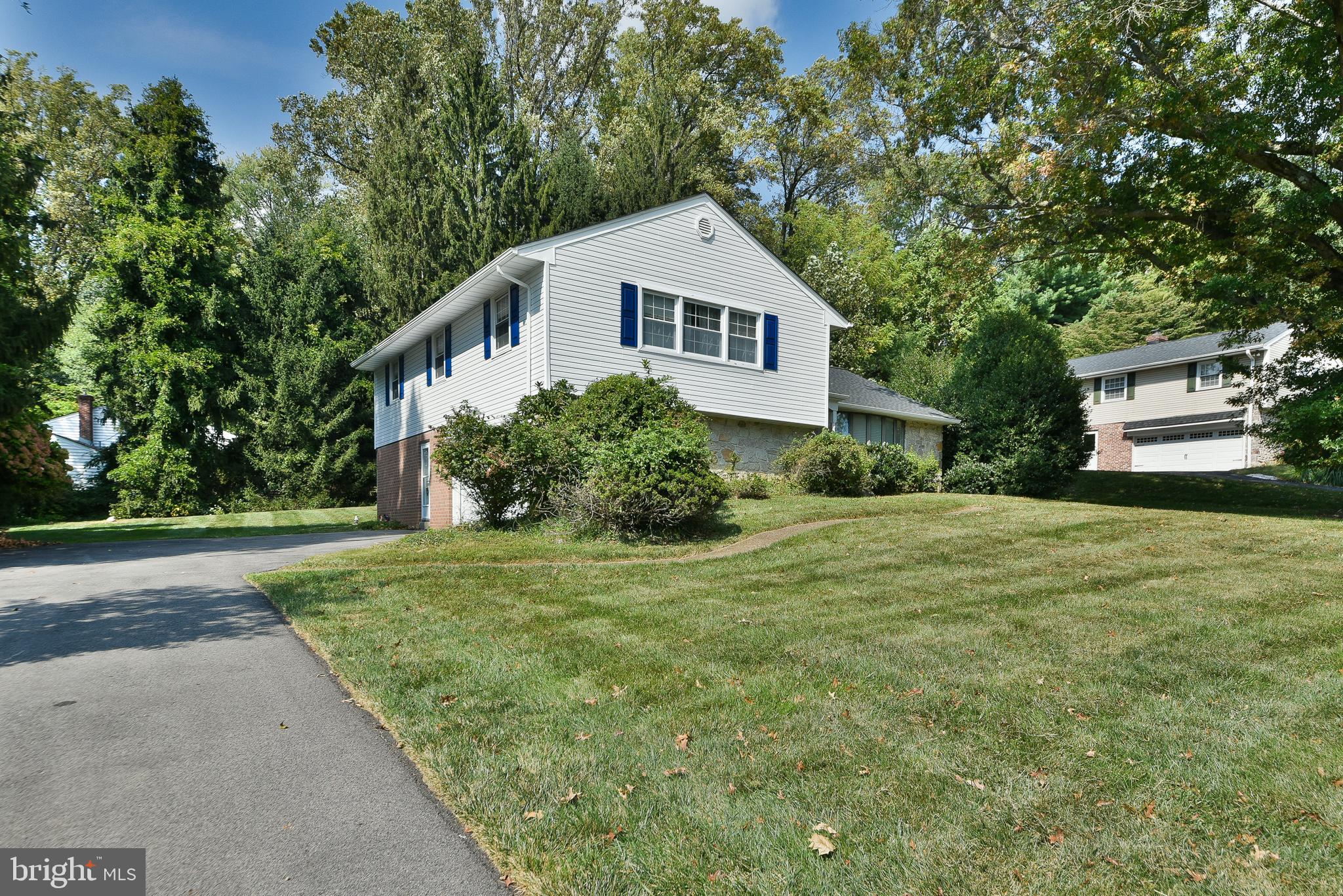 1930 Valley Road Jenkintown, PA 19046 - Photo 2 of 30 a front view of a house with a yard and garage