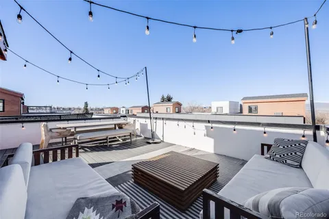 a outdoor space with sitting space