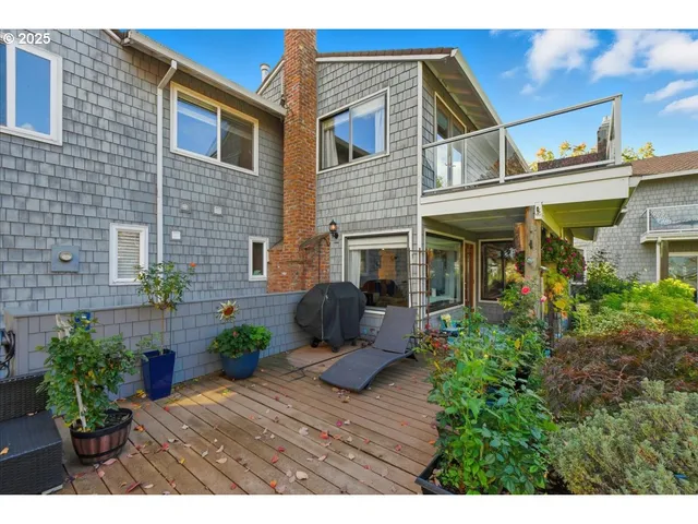 a view of swimming pool with a garden