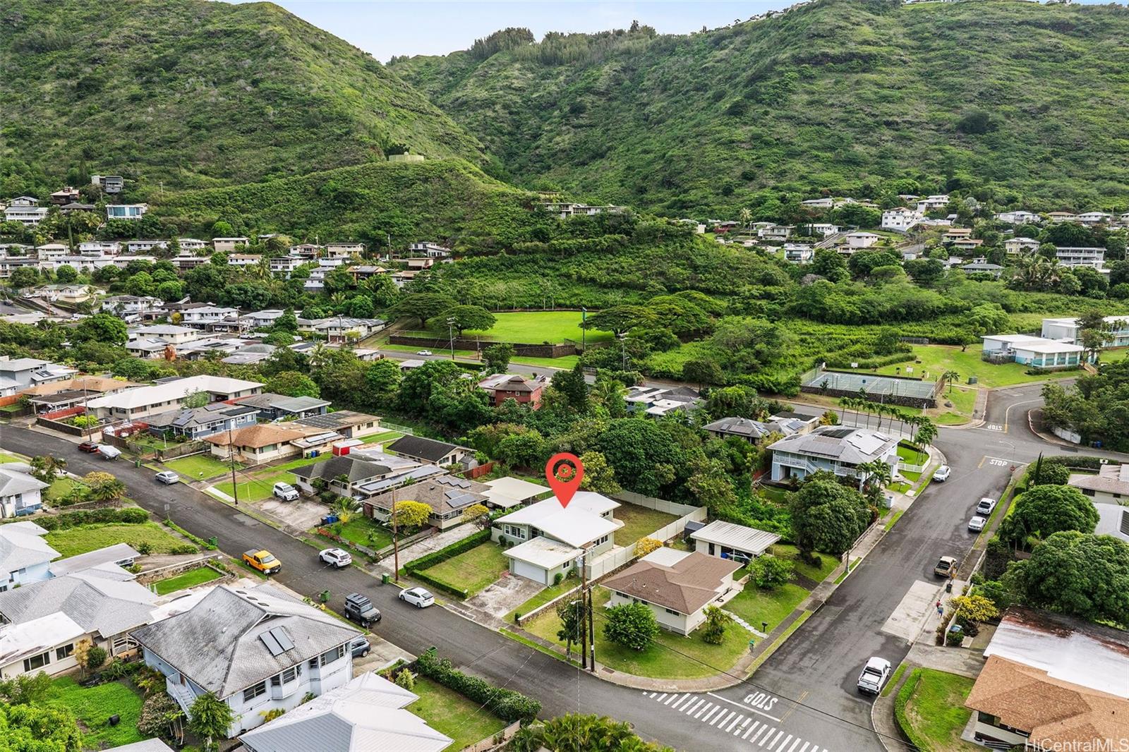 809 Hao Street Honolulu, HI 96821 - Photo 8 of 25 Additional aerial angle reinforcing neighborhood and setting