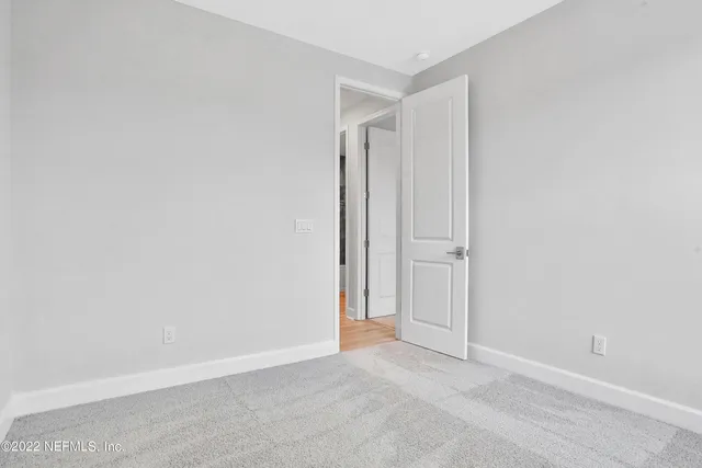 a view of an empty room