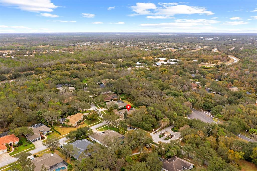 5614 Eagleglen Place Lithia, FL 33547 - Photo 35 of 35 an aerial view of residential houses with city view and city view