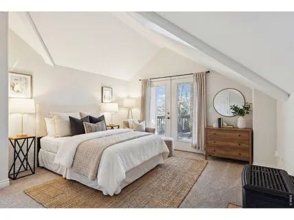 a front view of a house with a garage