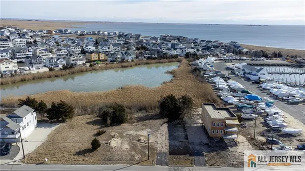 a view of a city and ocean view