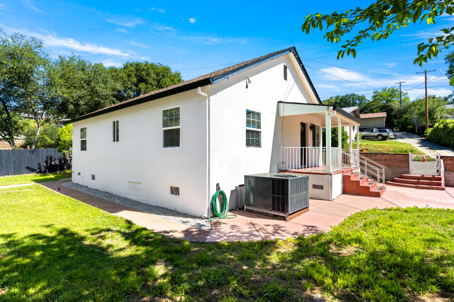 185 Mill Street Sutter Creek, CA 95685 - Photo 58 of 77 a view of a backyard with plants and a patio