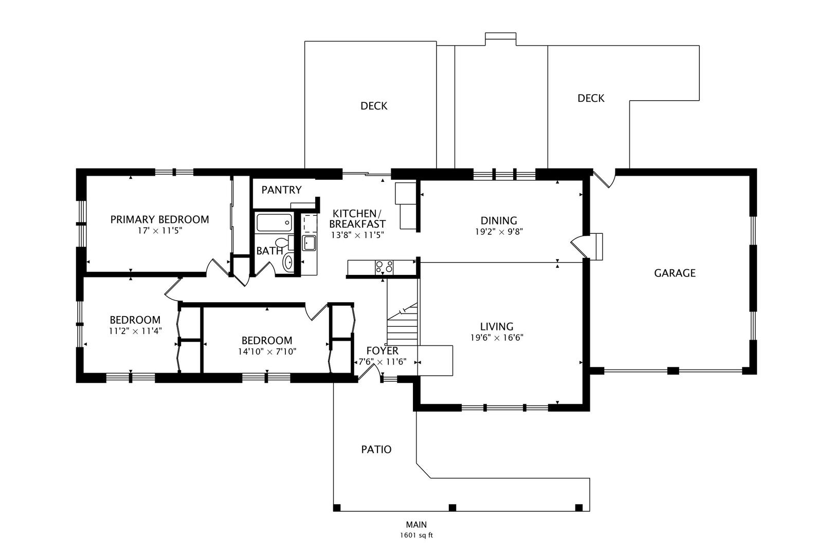 27809 South Will Center Road Monee, IL 60449 - Photo 46 of 47 a picture of floor plan