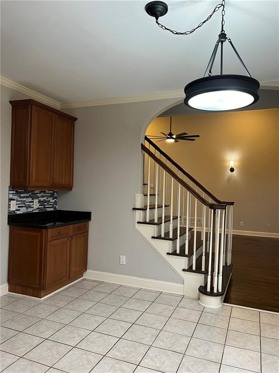 2476 Sewell Mill Road Marietta, GA 30062 - Photo 18 of 43 a view of a hallway with wooden floor and chandelier