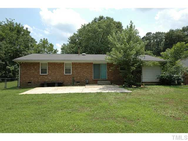 3309 Ingram Drive Raleigh, NC 27604 - Photo 11 of 11 Exterior Back
