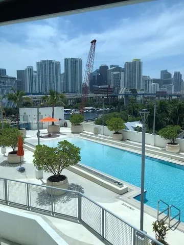 a view of a terrace with sitting area