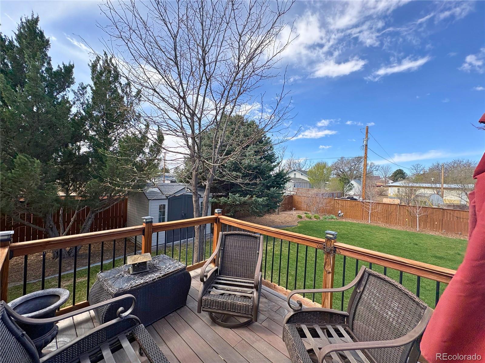 323 Fairview Street Otis, CO 80743 - Photo 30 of 38 a view of a two chair in the deck