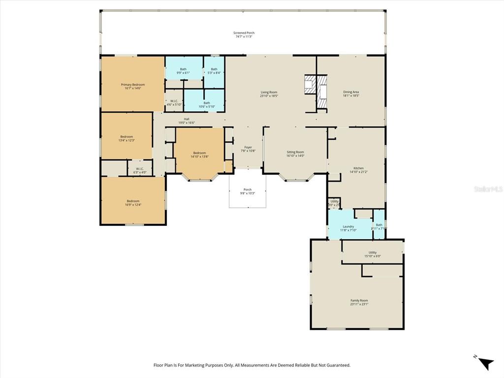 7425 South Irma Point Lecanto, FL 34461 - Photo 3 of 51 a bathroom with a sink mirror and vanity