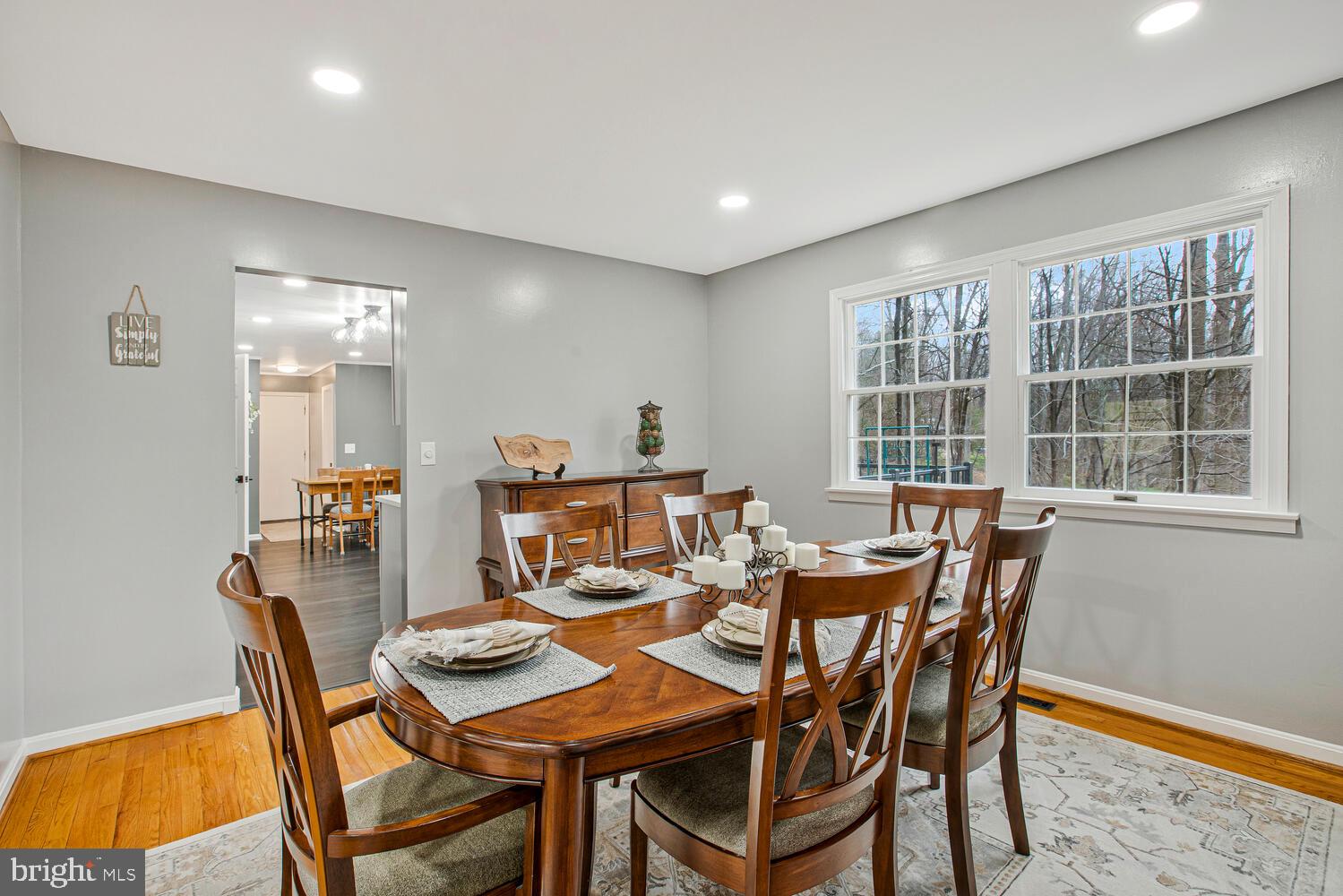 1505 Pinnacle Road Towson, MD 21286 - Photo 7 of 34 a view of a dining room with furniture and window