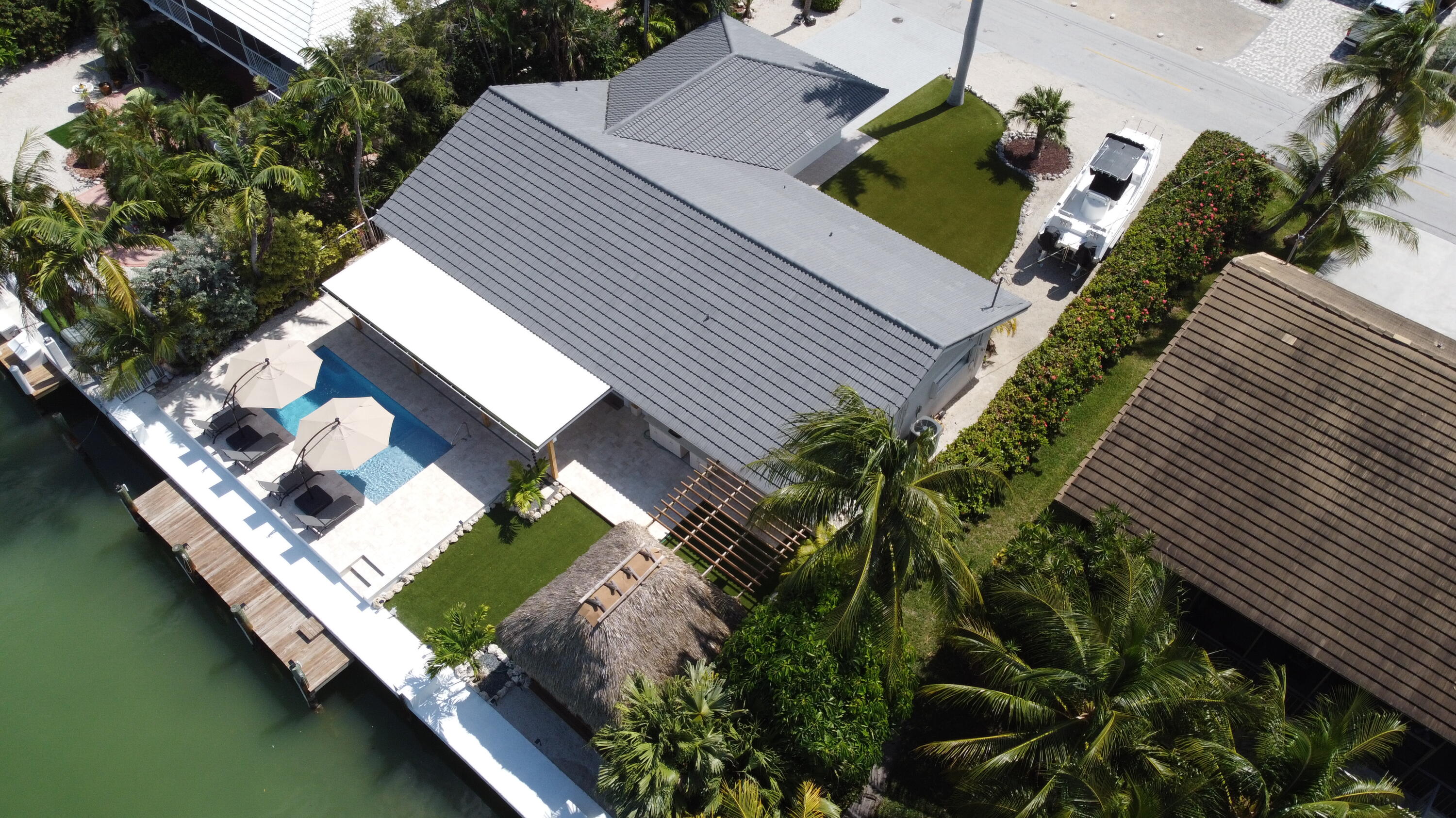 641 12th Street Key Colony Beach, FL 33051 - Photo 42 of 45 an aerial view of a house